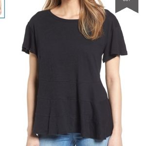 Caslon Relaxed Peplum Tee